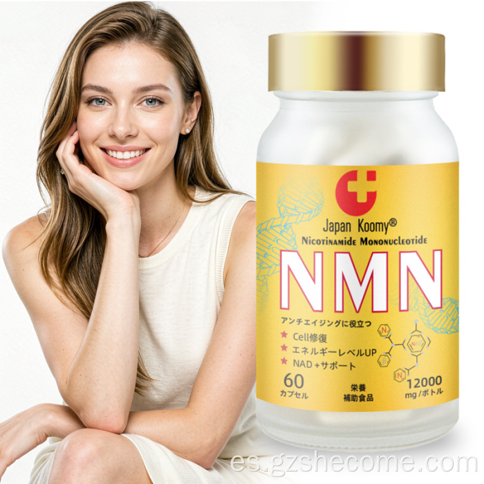 Shecome NMN Cápsulas 12000mg Energía Celular NAD+ Soporte